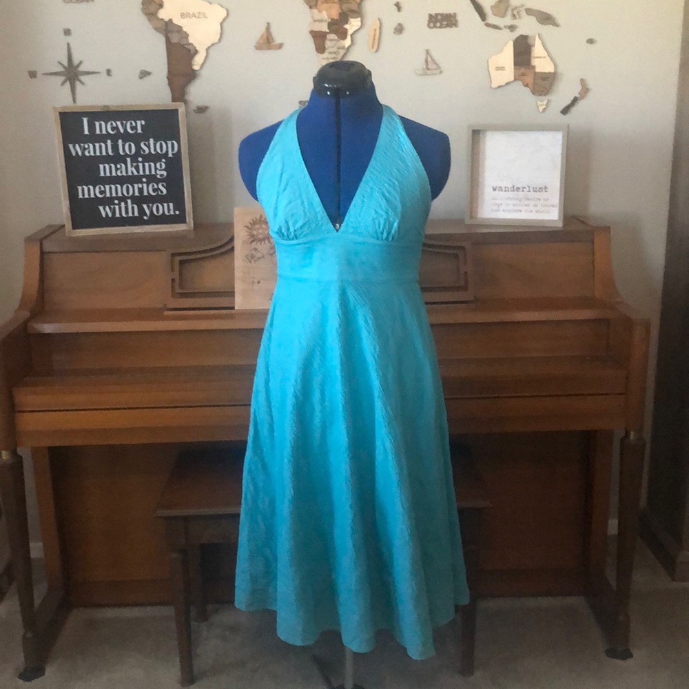 Beachy halter dress
